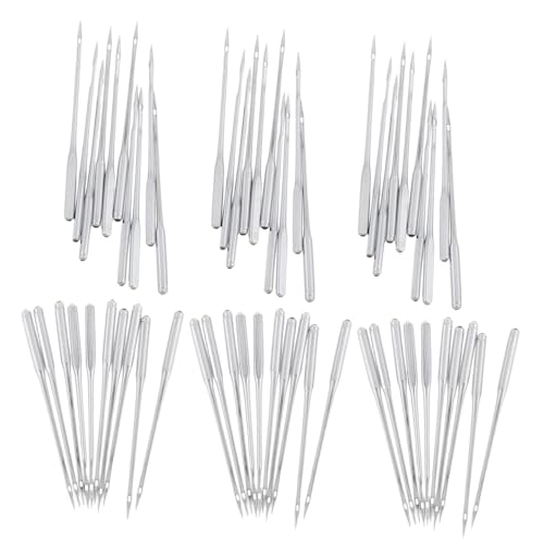 Sewroro 100 Stück Nähmaschinennadeln Präzise Sticknadeln Vielseitig Kompatibel mit Haushaltsnähmaschinen für Verschiedene Stoffe Effizient für DIY und Reparaturen von Sewroro