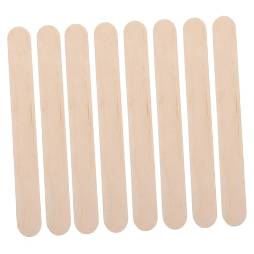 Sewroro 100 Stück Natürliche Holzstäbchen Unbehandelte Eisstiele für DIY Bastelarbeiten Umweltfreundlich Glatt für Schule und Kreative Handwerksprojekte Sewroro 100 Stück Natürliche Holzstäbchen Unbehandelte Eisstiele für DIY Bastelarbeiten Umweltfreundlich Glatt für Schule und Kreative Handwerksprojekte von Sewroro
