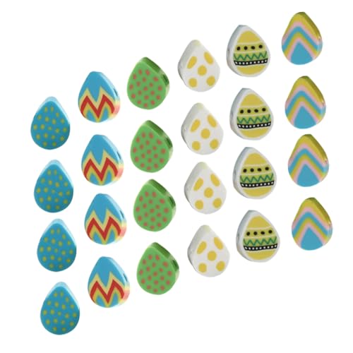 Sewroro Tonperlen mit Ostermotiv 100 Stück Abstandsperlen Zur Schmuckherstellung Charms-set von Sewroro