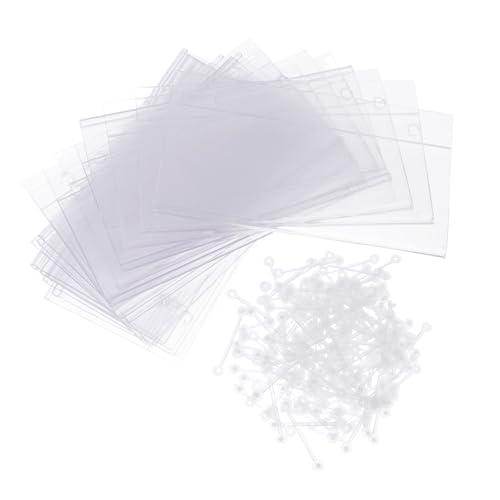 Sewroro 100 Stück Preisetikettenhalter Transparent Draht Regal Schild Clip Wiederverwendbar für Supermarkt Einzelhandel Lagerraum Ticket Anzeige von Sewroro