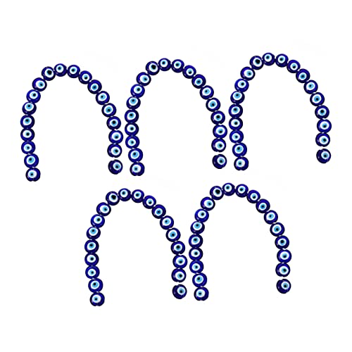 Sewroro 100 Stück Schmuckzubehör Aus Glas Anhänger Buchstabenperlen Zahlenperlen Böser Blick- Gefälschte Pflanzen Kit Zur Herstellung Von Charm-armbändern Favorisieren Blue Sewroro 100 Stück Schmuckzubehör Aus Glas Anhänger Buchstabenperlen Zahlenperlen Böser Blick- Gefälschte Pflanzen Kit Zur Herstellung Von Charm-armbändern Favorisieren Blue von Sewroro