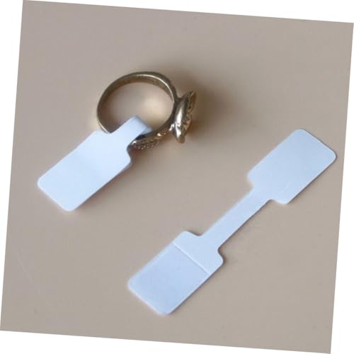 Sewroro 100 Stück Selbstklebende Schmuck Preisschilder Etiketten Blanko Aufkleber für Ringe Armbänder Halsketten Vielseitig Beschriftbar Praktisch Leicht Ablösbar Sewroro 100 Stück Selbstklebende Schmuck Preisschilder Etiketten Blanko Aufkleber für Ringe Armbänder Halsketten Vielseitig Beschriftbar Praktisch Leicht Ablösbar von Sewroro