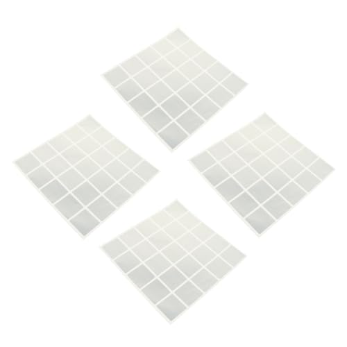 Sewroro 100 Stück Selbstklebende Wasserfeste Klassifikationsetiketten Handbeschriftbare Notizaufkleber für Büro Küche Lebensmittel und Haushaltsorganisation Silberfarbene Aufkleber für von Sewroro