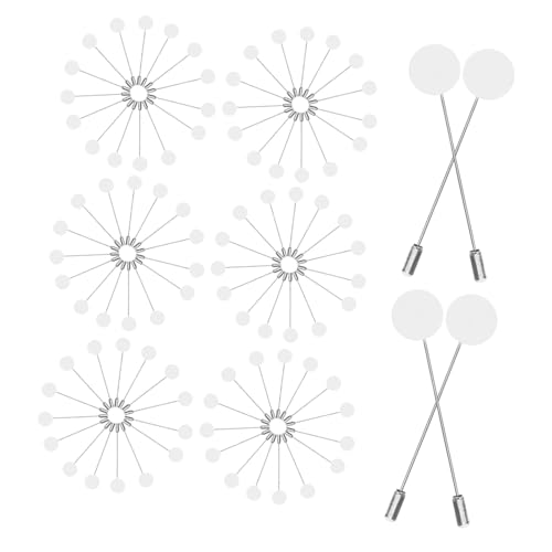 Sewroro 100 Stück Teiliges Edelstahl Sicherheitsnadeln mit Rundem Revers Stabile Broschennadeln für DIY Schmuckherstellung Lange Flache Basis für Kleidung und Kreative Accessoires Sewroro 100 Stück Teiliges Edelstahl Sicherheitsnadeln mit Rundem Revers Stabile Broschennadeln für DIY Schmuckherstellung Lange Flache Basis für Kleidung und Kreative Accessoires von Sewroro