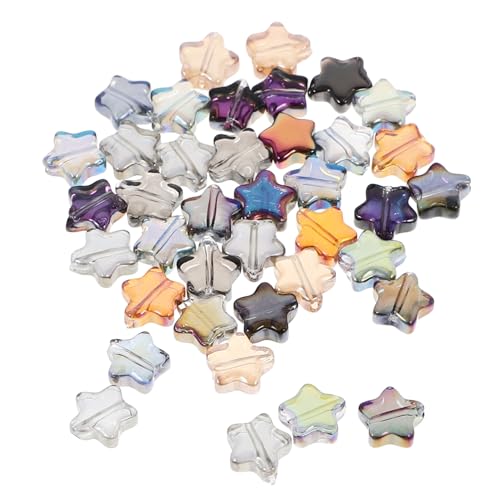 Sewroro 100 Stück Teiliges Fünfzackige Stern Glasperlen zum Auffädeln Glitzernde Bastelperlen für DIY Schmuckherstellung Armbänder Halsketten Ohrringe Langlebig und Farbbeständig Sewroro 100 Stück Teiliges Fünfzackige Stern Glasperlen zum Auffädeln Glitzernde Bastelperlen für DIY Schmuckherstellung Armbänder Halsketten Ohrringe Langlebig und Farbbeständig von Sewroro