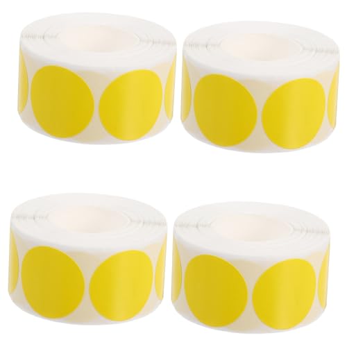 Sewroro 1000 Stück Gelbe Runde Klebepunkte Selbstklebende Leere Aufkleber Für Farbcodierung Preisetiketten Garage Inventar Klassenzimmer Dekor Sewroro 1000 Stück Gelbe Runde Klebepunkte Selbstklebende Leere Aufkleber Für Farbcodierung Preisetiketten Garage Inventar Klassenzimmer Dekor von Sewroro