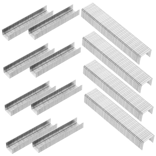 Sewroro 1000 Stück Pneumatische Metallklammern Schmale Klammern für Holzbearbeitung U förmige Heftklammern Robust und Langlebig für Möbel Polster und Heimwerker Sewroro 1000 Stück Pneumatische Metallklammern Schmale Klammern für Holzbearbeitung U förmige Heftklammern Robust und Langlebig für Möbel Polster und Heimwerker von Sewroro