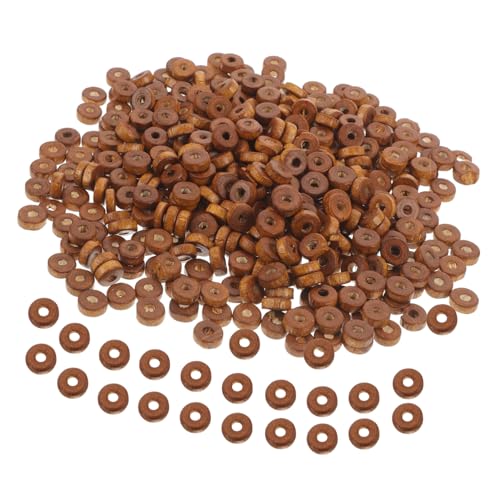 Sewroro 1000 Stück Teiliges Kleine Flache Holzperlen in Kaffee Farbton Robuste Glatte DIY Holzperlen für Schmuckherstellung Armbänder Halsketten Vielseitig für Bastelarbeiten und Kreative Sewroro 1000 Stück Teiliges Kleine Flache Holzperlen in Kaffee Farbton Robuste Glatte DIY Holzperlen für Schmuckherstellung Armbänder Halsketten Vielseitig für Bastelarbeiten und Kreative von Sewroro