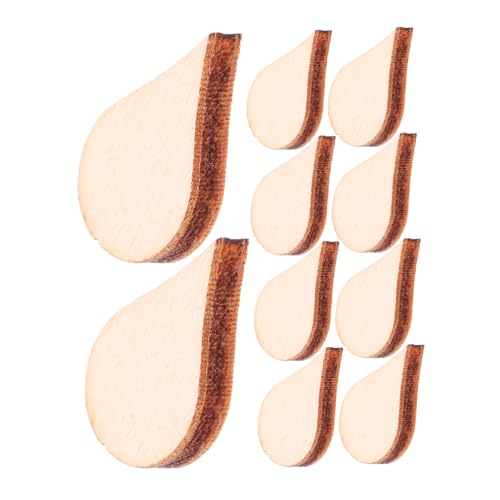 Sewroro 100Stücke DIY Wassertropfenform Holzchips Handgemachte Dekoration für Kreative Bastelprojekte und Umweltfreundliches Material für Sewroro 100Stücke DIY Wassertropfenform Holzchips Handgemachte Dekoration für Kreative Bastelprojekte und Umweltfreundliches Material für von Sewroro