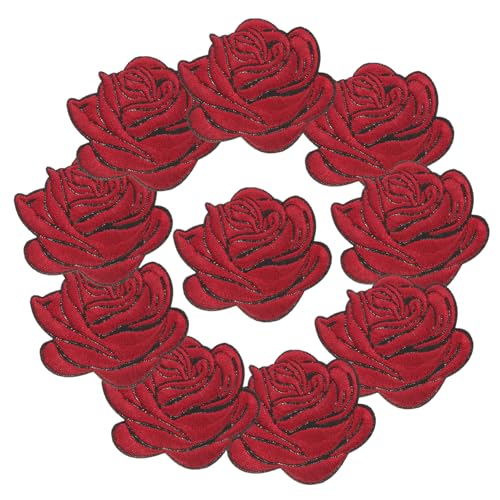 Sewroro 10Stücke Pack Stickerei Patches für DIY Dekoration und Kleidungsreparatur Aufnäher für Jeans Hüte Taschen Einfache Anwendung Hochwertige Blumenapplikationen Sewroro 10Stücke Pack Stickerei Patches für DIY Dekoration und Kleidungsreparatur Aufnäher für Jeans Hüte Taschen Einfache Anwendung Hochwertige Blumenapplikationen von Sewroro