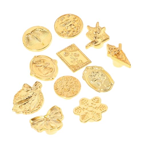 Sewroro 11 Stück Teiliges Set Präziser Retro-wachssiegel-stempelköpfe Vielseitig Geformt für Hochzeitseinladungen Briefe Umschläge und Geschenkverpackungen Kompatibel mit Gängigen Sewroro 11 Stück Teiliges Set Präziser Retro-wachssiegel-stempelköpfe Vielseitig Geformt für Hochzeitseinladungen Briefe Umschläge und Geschenkverpackungen Kompatibel mit Gängigen von Sewroro