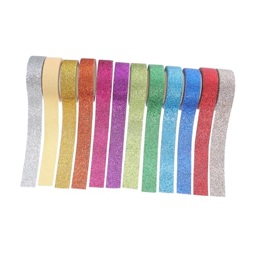 Sewroro 12 Rollen Regenbogen Washi Tape Buntes Glänzendes Klebeband für DIY Bastelprojekte Dekoratives Papierklebeband Stark Haftend Vielseitig für Scrapbooking und Geschenkverpackung Sewroro 12 Rollen Regenbogen Washi Tape Buntes Glänzendes Klebeband für DIY Bastelprojekte Dekoratives Papierklebeband Stark Haftend Vielseitig für Scrapbooking und Geschenkverpackung von Sewroro