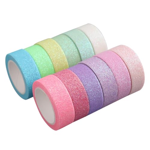 Sewroro 12 Rollen Washi Tape Zuckerfarben Klebeband DIY Scrapbook Basteln Geschenkverpackung Tagebuch Dekoration Klebeband für Büro und Schule Sewroro 12 Rollen Washi Tape Zuckerfarben Klebeband DIY Scrapbook Basteln Geschenkverpackung Tagebuch Dekoration Klebeband für Büro und Schule von Sewroro