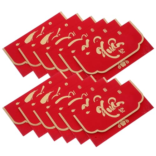 Sewroro 12 Stück Jahr Des Pferdes Hong Bao Traditionelle Geldumschläge für Sewroro 12 Stück Jahr Des Pferdes Hong Bao Traditionelle Geldumschläge für von Sewroro