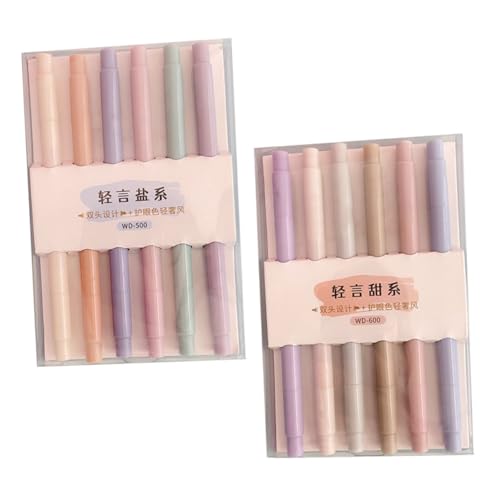 Sewroro 12 Stück Pastell Textmarker Multifunktionale Tragbare Marker Stifte für Schule Büro und Haushalt Langlebig Handfreundlich Auslaufsicher für Studenten und Lehrer Sewroro 12 Stück Pastell Textmarker Multifunktionale Tragbare Marker Stifte für Schule Büro und Haushalt Langlebig Handfreundlich Auslaufsicher für Studenten und Lehrer von Sewroro