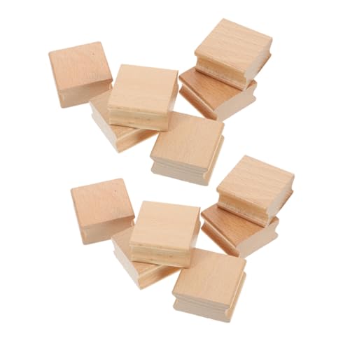Sewroro 12 Stück Teiliges Buchenholz Stempelrohling DIY Schnitzwerkzeug für Scrapbooking Feine Gravur Holzstempel Material Vielseitig für Papier Stoff Leder Kreative Bastelprojekte Sewroro 12 Stück Teiliges Buchenholz Stempelrohling DIY Schnitzwerkzeug für Scrapbooking Feine Gravur Holzstempel Material Vielseitig für Papier Stoff Leder Kreative Bastelprojekte von Sewroro