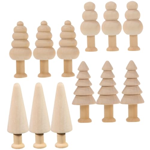Sewroro 12 Stück Teiliges DIY Holz Weihnachtsbaum Deko Unbemalt Handwerklich Gefertigt Kompakt Farbenfroh für Teens Kreative Weihnachtsdekoration Holzspielzeug Sewroro 12 Stück Teiliges DIY Holz Weihnachtsbaum Deko Unbemalt Handwerklich Gefertigt Kompakt Farbenfroh für Teens Kreative Weihnachtsdekoration Holzspielzeug von Sewroro