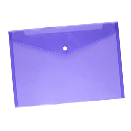 Sewroro 12 Stück Teiliges Dokumentenmappe Transparente PP Mappe mit Druckknopf Wasserabweisend und Reißfest Vielseitiger Büro Organizer für Sichere Aufbewahrung Wichtiger Unterlagen Farben von Sewroro