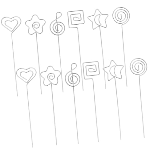 Sewroro 12 Stück Teiliges Handgefertigter Memo Clip Halter für Kreative Diy Projekte Metallkartenhalter für Büro Zuhause und Persönliche Gestaltung Organisieren von Notizen und von Sewroro