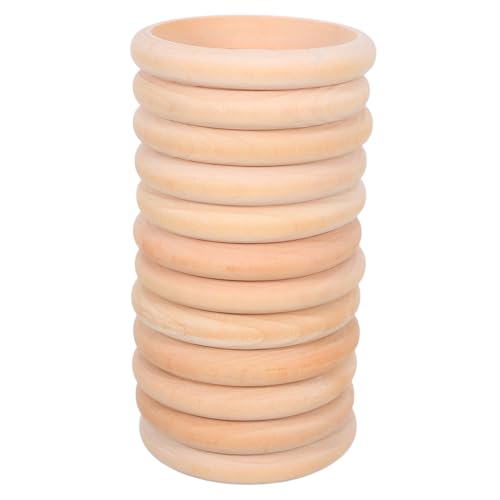 Sewroro 12 Stück Teiliges Holzarmbänder Breit Natürliche Glatte DIY Holzringe zum Bemalen Basteln Schmuckanhänger für Kreative Geschenkideen und Persönliche Accessoires Sewroro 12 Stück Teiliges Holzarmbänder Breit Natürliche Glatte DIY Holzringe zum Bemalen Basteln Schmuckanhänger für Kreative Geschenkideen und Persönliche Accessoires von Sewroro
