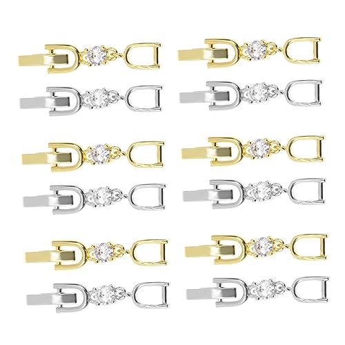 Sewroro 12 Stück Teiliges Verlängerungsketten aus Legiertem und Zirkonia Verstellbare Schmuckverbinder für Armbänder und Halsketten Strahlender Weiß und Langlebig und Hautfreundlich Sewroro 12 Stück Teiliges Verlängerungsketten aus Legiertem und Zirkonia Verstellbare Schmuckverbinder für Armbänder und Halsketten Strahlender Weiß und Langlebig und Hautfreundlich von Sewroro