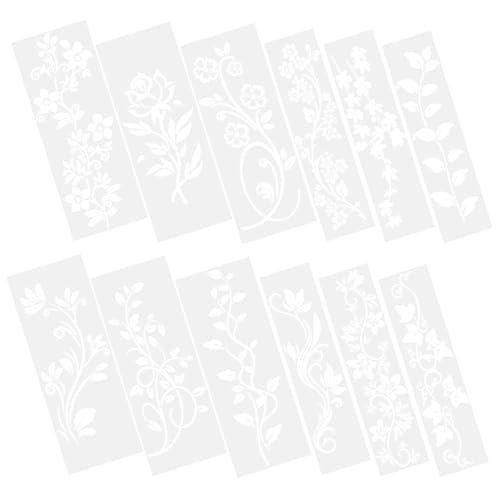 Sewroro 12 Stück Wiederverwendbare Schablonen für Blumenranken Malvorlagen für Wände für Heimdekoration und Bastelprojekte Inspirieren Familienaktivitäten und Stärken Emotionale Bindungen Sewroro 12 Stück Wiederverwendbare Schablonen für Blumenranken Malvorlagen für Wände für Heimdekoration und Bastelprojekte Inspirieren Familienaktivitäten und Stärken Emotionale Bindungen von Sewroro