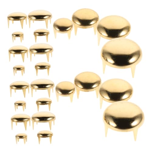 Sewroro 120 Stück Messing Rundkralle Nieten Vierklauen-design für DIY Gürtel Dekorationen Punk Schmuck Spikes Robuste Schmuckverzierung für Schuhe Taschen Kleidung Armbänder Sewroro 120 Stück Messing Rundkralle Nieten Vierklauen-design für DIY Gürtel Dekorationen Punk Schmuck Spikes Robuste Schmuckverzierung für Schuhe Taschen Kleidung Armbänder von Sewroro