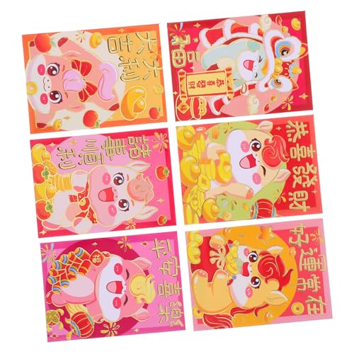 Sewroro 120 Stück Rote Umschläge Cartoon Pferd Design Chinesisches Neujahrsfest Hong Bao Umschläge Für Frühlingsfest Hochzeit Traditionelle Rote Geldbeutel Sewroro 120 Stück Rote Umschläge Cartoon Pferd Design Chinesisches Neujahrsfest Hong Bao Umschläge Für Frühlingsfest Hochzeit Traditionelle Rote Geldbeutel von Sewroro