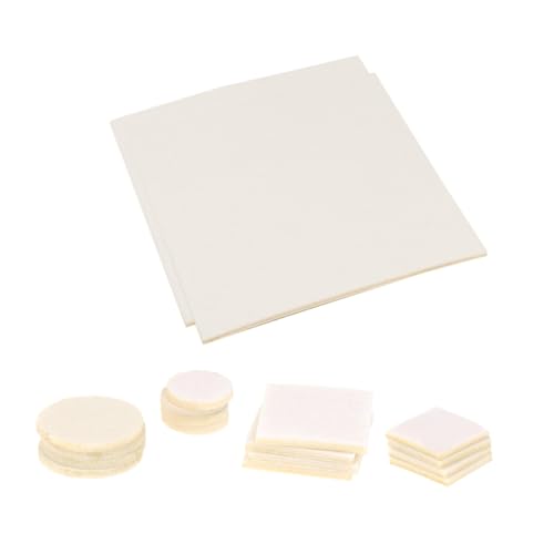 Sewroro 130Stücke Selbstklebende Filz Möbelgleiter rutschfeste Tisch und Stuhlbeinschoner für Möbelbeine Beige Strapazierfähige und Umweltfreundliche Schutzpads Sewroro 130Stücke Selbstklebende Filz Möbelgleiter rutschfeste Tisch und Stuhlbeinschoner für Möbelbeine Beige Strapazierfähige und Umweltfreundliche Schutzpads von Sewroro