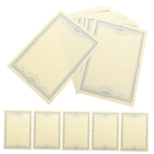 Sewroro 15 Blatt Blanko Zertifikatpapier mit Stilvollem Rahmen Bedruckbares Urkundenpapier für Schulzeugnisse Auszeichnungen und Diplome Hochwertiges Geschenkpapier Einfach zu Verwenden Sewroro 15 Blatt Blanko Zertifikatpapier mit Stilvollem Rahmen Bedruckbares Urkundenpapier für Schulzeugnisse Auszeichnungen und Diplome Hochwertiges Geschenkpapier Einfach zu Verwenden von Sewroro
