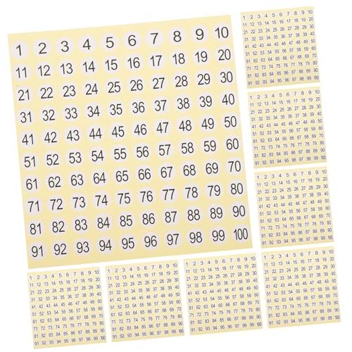 Sewroro 15 Blatt Klebeetiketten Zahlen Aufkleber Rund Selbstklebend Klassifizierungsnummern für Kleidung Schuhe Elektrogeräte Büro und Haushalt Organisieren Sewroro 15 Blatt Klebeetiketten Zahlen Aufkleber Rund Selbstklebend Klassifizierungsnummern für Kleidung Schuhe Elektrogeräte Büro und Haushalt Organisieren von Sewroro