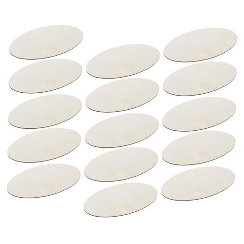 Sewroro 15 Stück Diy Basswood Bastelbögen für Unfertige Ovale Holzstücke zum Malen Gravieren und Kreative Projekte Natürliche Holzplatten Sewroro 15 Stück Diy Basswood Bastelbögen für Unfertige Ovale Holzstücke zum Malen Gravieren und Kreative Projekte Natürliche Holzplatten von Sewroro