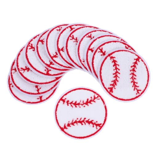 Sewroro 15 Stück Teiliges Baseball Bügelbild Bestickte Applikationen aus Handtuch Stickerei Dekorative Patches für Kleidung Rucksäcke Hüte Jeans Shirts und Westen Vielseitig Einsetzbar Sewroro 15 Stück Teiliges Baseball Bügelbild Bestickte Applikationen aus Handtuch Stickerei Dekorative Patches für Kleidung Rucksäcke Hüte Jeans Shirts und Westen Vielseitig Einsetzbar von Sewroro