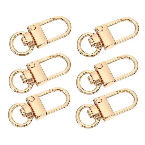 Sewroro 15 Stück Teiliges Metall Karabinerhaken mit Drehgelenk Langlebiger Legierungs Karabiner Einfach zu Öffnen Sicherer Verschluss für Schlüsselanhänger Taschen und DIY Zubehör Sewroro 15 Stück Teiliges Metall Karabinerhaken mit Drehgelenk Langlebiger Legierungs Karabiner Einfach zu Öffnen Sicherer Verschluss für Schlüsselanhänger Taschen und DIY Zubehör von Sewroro