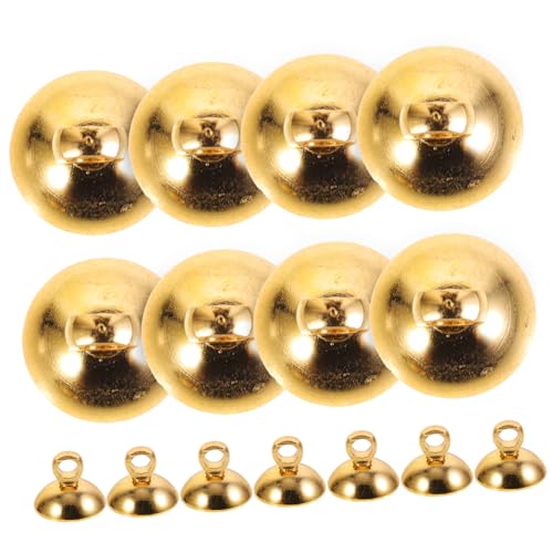 Sewroro 15 Stück Teiliges Ösenstifte für Anhänger Leichte Stabile Bails mit Schalenform für Halboffene Perlen DIY Schmuckzubehör für Ohrringe Anhänger Schlüsselanhänger Geschenkidee von Sewroro