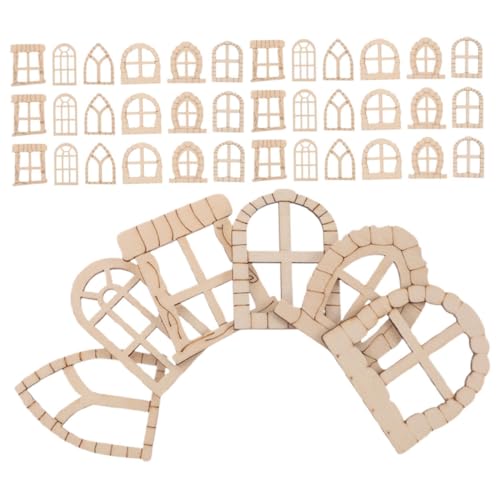 Sewroro 150 Stück Holz Zugangstür und Fenster Diy Unbemalte Türen und Fenster für Feengärten Bastelprojekte und Dekoration für Puppenhäuser Unvollendete Zubehörteile Sewroro 150 Stück Holz Zugangstür und Fenster Diy Unbemalte Türen und Fenster für Feengärten Bastelprojekte und Dekoration für Puppenhäuser Unvollendete Zubehörteile von Sewroro