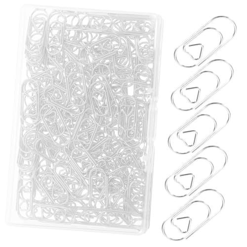 Sewroro 150 Stück Mini-Liebes-Büroklammern Papierklemmen dokumentieren Farbige Büroklammer groß Notizen Clips bookmarks scrapbooking zubehör Büroklammern kreativ Papierclip Metall Silver Sewroro 150 Stück Mini-Liebes-Büroklammern Papierklemmen dokumentieren Farbige Büroklammer groß Notizen Clips bookmarks scrapbooking zubehör Büroklammern kreativ Papierclip Metall Silver von Sewroro