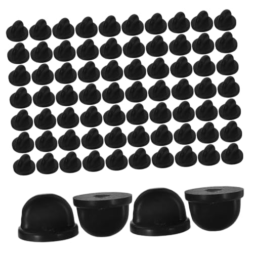 Sewroro 150 Stück Teiliges Rubber Lapel Pin Locks Flexible rutschfeste Steckverschlüsse mit Transparentem Aufbewahrungskoffer Sicherung für Anstecknadeln Abzeichen Broschen und von Sewroro