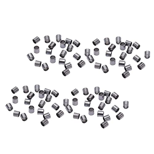 Sewroro 1500 Stück Kleiner Kupferrohr Quetschperlen Schwarz DIY Bastelmaterialien für Schmuckherstellung Armbänder und Kreative Handarbeiten Sewroro 1500 Stück Kleiner Kupferrohr Quetschperlen Schwarz DIY Bastelmaterialien für Schmuckherstellung Armbänder und Kreative Handarbeiten von Sewroro