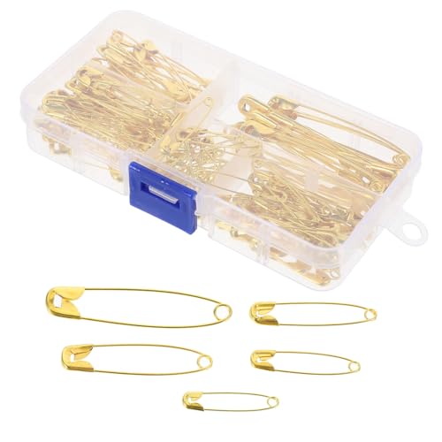 Sewroro 150Stücke Sicherheitsnadeln für Kleidung DIY Broschen und Handarbeiten Langlebige Sicherheitsnadel Clips für Reparaturen Sewroro 150Stücke Sicherheitsnadeln für Kleidung DIY Broschen und Handarbeiten Langlebige Sicherheitsnadel Clips für Reparaturen von Sewroro