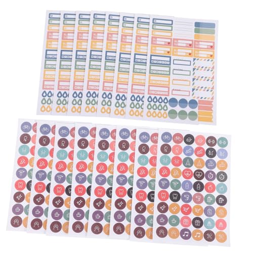 Sewroro 16 Blatt Teiliges Fitness Workout Sticker Selbstklebend Aufkleber für DIY Journal Scrapbooking Notizbuch Kalender Planung Sewroro 16 Blatt Teiliges Fitness Workout Sticker Selbstklebend Aufkleber für DIY Journal Scrapbooking Notizbuch Kalender Planung von Sewroro