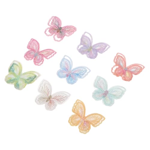 Sewroro 18 Stück Schmetterlings Spitzenaufnäher Bunte Stickerei Schmetterlings Applikation Bügelbild Auf Spitze Sewroro 18 Stück Schmetterlings Spitzenaufnäher Bunte Stickerei Schmetterlings Applikation Bügelbild Auf Spitze von Sewroro