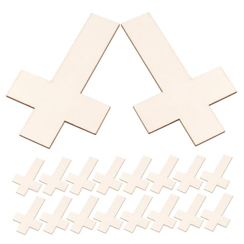 Sewroro 18 Stück Teiliges Holz Kreuzscheiben zum Bemalen DIY Holz Kreuz Ornamente für Spirituelle Dekorationen Hochwertige Holzstücke für Bastelprojekte und Religiöse Anlässe Sewroro 18 Stück Teiliges Holz Kreuzscheiben zum Bemalen DIY Holz Kreuz Ornamente für Spirituelle Dekorationen Hochwertige Holzstücke für Bastelprojekte und Religiöse Anlässe von Sewroro