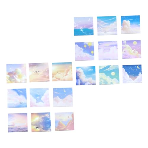 Sewroro 18 Stück Teiliges Memo Pad mit Designs Selbstklebende Notizzettel für Büro und Zuhause Praktische Haftnotizen zum Planen Schreiben und Organisieren Handliche Glattes Sewroro 18 Stück Teiliges Memo Pad mit Designs Selbstklebende Notizzettel für Büro und Zuhause Praktische Haftnotizen zum Planen Schreiben und Organisieren Handliche Glattes von Sewroro
