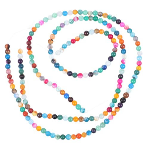 Sewroro 180 Stück Natürliche Gestreifte Rundperlen Bunte DIY Schmucksteine Lose Schmuckperlen für Armbänder Halsketten und Bastelzubehör Sewroro 180 Stück Natürliche Gestreifte Rundperlen Bunte DIY Schmucksteine Lose Schmuckperlen für Armbänder Halsketten und Bastelzubehör von Sewroro