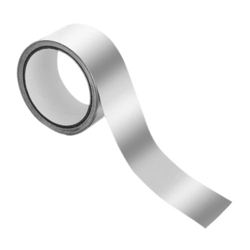 Sewroro 1Rolle Aluminiumband Hitzebeständiges Aluminiumfolienband für Hvac Starke Haftung für Elektroreparaturen Silbernes Klebeband zur Isolierung und Rohrschutz von Sewroro