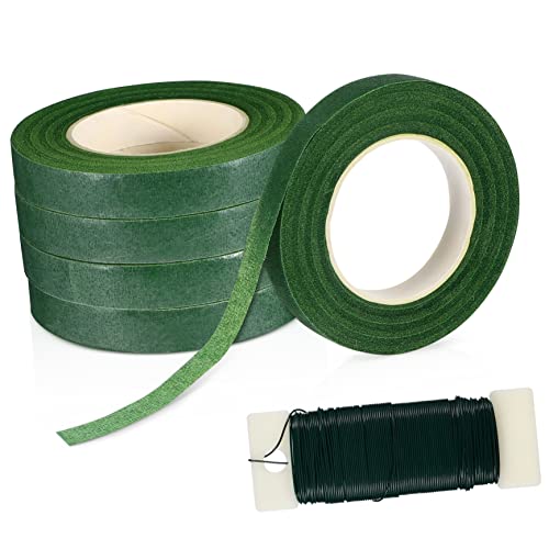 Sewroro 1Satz Blumenarrangement Zubehör Grünes Klebeband Draht für DIY Blumensträuße für Floristen und Blumenliebhaber Vielseitig Einsetzbar für Kreative Sewroro 1Satz Blumenarrangement Zubehör Grünes Klebeband Draht für DIY Blumensträuße für Floristen und Blumenliebhaber Vielseitig Einsetzbar für Kreative von Sewroro
