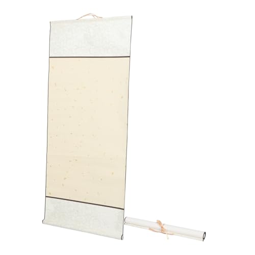 Sewroro 2 Rollen Große Leere Chinesische Xuan Papier mit Seidenstoffmontierung Hochwertige Kalligraphie und Malrolle für Traditionelle Kunst Ausstellung Professionelle Pinselmalerei Sewroro 2 Rollen Große Leere Chinesische Xuan Papier mit Seidenstoffmontierung Hochwertige Kalligraphie und Malrolle für Traditionelle Kunst Ausstellung Professionelle Pinselmalerei von Sewroro