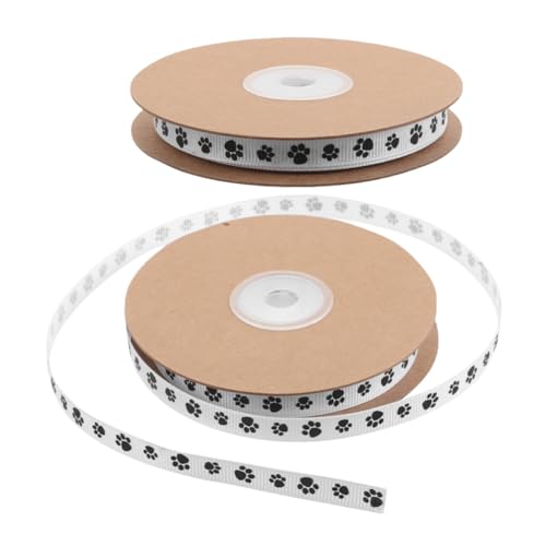 Sewroro 2 Rollen Hundepfoten Ringelband für Diy Hundekleidung Dekoration und Geschenkverpackung für Kleine Haustiere Yards pro Rolle Weiß Sewroro 2 Rollen Hundepfoten Ringelband für Diy Hundekleidung Dekoration und Geschenkverpackung für Kleine Haustiere Yards pro Rolle Weiß von Sewroro