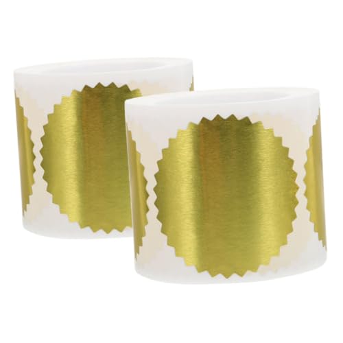 Sewroro 2 Rollen Medaillen Aufkleber Selbstklebende Zertifikatssiegel mit Gezacktem Rand Elegante Silberne Prägeetiketten für Diplom Auszeichnungen und Urkunden Dekorative Sewroro 2 Rollen Medaillen Aufkleber Selbstklebende Zertifikatssiegel mit Gezacktem Rand Elegante Silberne Prägeetiketten für Diplom Auszeichnungen und Urkunden Dekorative von Sewroro